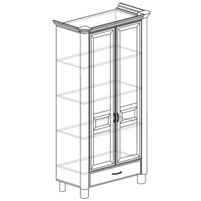 Шкаф 2-дверный Элли 571 (Яна) в Ирбите - irbit.mebel-e96.ru