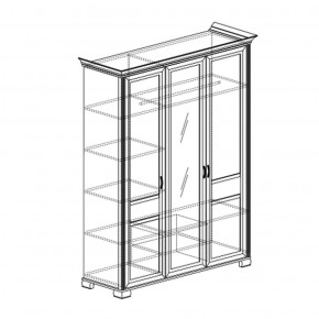 Шкаф 3-дверный Флора 900 (Яна) в Ирбите - irbit.mebel-e96.ru