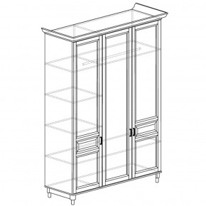 Шкаф 3-дверный Прованс 404 (Яна) в Ирбите - irbit.mebel-e96.ru