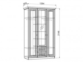 Шкаф 1300 мм 3-х створчатый Белла (Мебельсон) в Ирбите - irbit.mebel-e96.ru