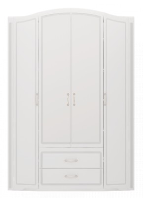 Шкаф для одежды 4-х дв.с ящиками Виктория 2  без зеркал в Ирбите - irbit.mebel-e96.ru