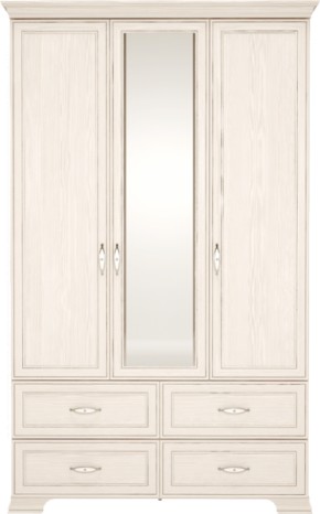 Шкаф для одежды с зеркалом 3-х дв Венеция 1 бодега в Ирбите - irbit.mebel-e96.ru