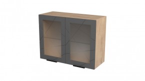 Шкаф кухонный настен. 2х дв. со стеклом 600х800х320 мм. (Сплит) в Ирбите - irbit.mebel-e96.ru