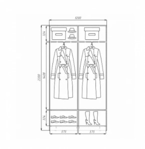 Шкаф-купе ХИТ 22-4-12/2-15 (420) в Ирбите - irbit.mebel-e96.ru