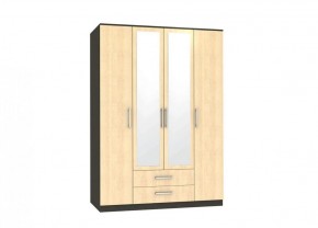 Шкаф Квадро-1 4-х дверный с ящиками и 2-мя зеркалами в Ирбите - irbit.mebel-e96.ru