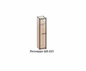 Шкаф ЛЕОНАРДО (ШК-223) Бодега белая в Ирбите - irbit.mebel-e96.ru | фото