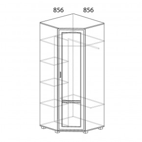 Шкаф угловой Белла 243 (Яна) в Ирбите - irbit.mebel-e96.ru