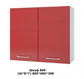 Шкаф верхний 800 (Ш*В*Г) 800*690*298 в Ирбите - irbit.mebel-e96.ru | фото