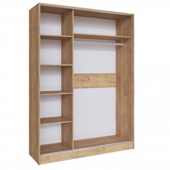 Шкаф-купе Стиль-2 1600 мм крафт/кашемир (Текс) в Ирбите - irbit.mebel-e96.ru