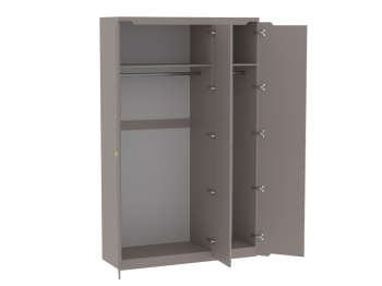 Шкаф 1400 мм 3-дверный Сиде (СБК) в Ирбите - irbit.mebel-e96.ru