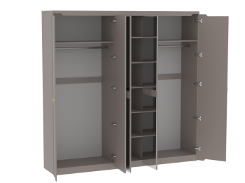 Шкаф 2300 мм 5 дверный Сиде (СБК) в Ирбите - irbit.mebel-e96.ru