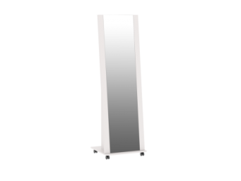 Зеркало напольное Сиде Белый (СБК) в Ирбите - irbit.mebel-e96.ru