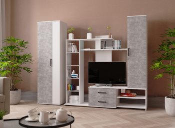 Стенка Сидней-1 + шкаф (Микон) в Ирбите - irbit.mebel-e96.ru