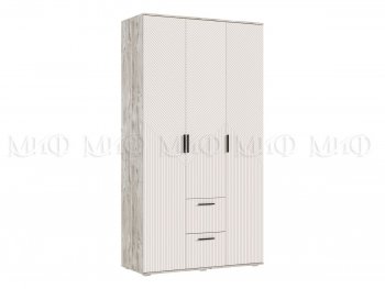 Шкаф 1200 мм Сильвия, дуб юкон/кашемир (Миф) в Ирбите - irbit.mebel-e96.ru