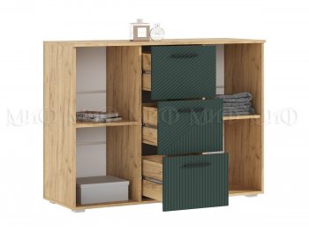 Комод Сильвия, крафт/грин (Миф) в Ирбите - irbit.mebel-e96.ru