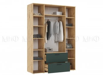 Шкаф 1600 мм Сильвия, крафт/грин (Миф) в Ирбите - irbit.mebel-e96.ru