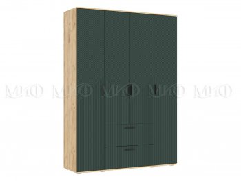 Шкаф 1600 мм Сильвия, крафт/грин (Миф) в Ирбите - irbit.mebel-e96.ru