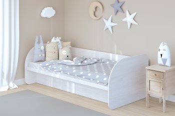 Кровать с подъемным механизмом Сказка, ясень (Зарон) в Ирбите - irbit.mebel-e96.ru