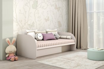 Кровать с подъемным механизмом Сказка, кашемир (Зарон) в Ирбите - irbit.mebel-e96.ru