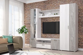 Стенка Соло (Зарон) в Ирбите - irbit.mebel-e96.ru