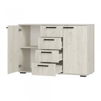 Комод Стандарт №2 NEW крафт белый  (БТС) в Ирбите - irbit.mebel-e96.ru