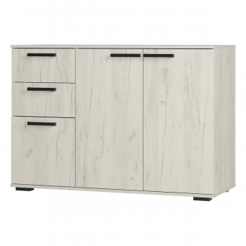 Комод Стандарт 3 NEW крафт белый (БТС) в Ирбите - irbit.mebel-e96.ru