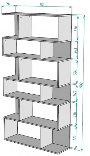 Стеллаж S10 (ДМ) в Ирбите - irbit.mebel-e96.ru