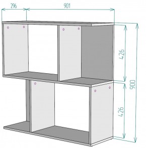 Стеллаж S35 (Белый) в Ирбите - irbit.mebel-e96.ru