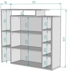 Стеллаж S36 (Белый) в Ирбите - irbit.mebel-e96.ru