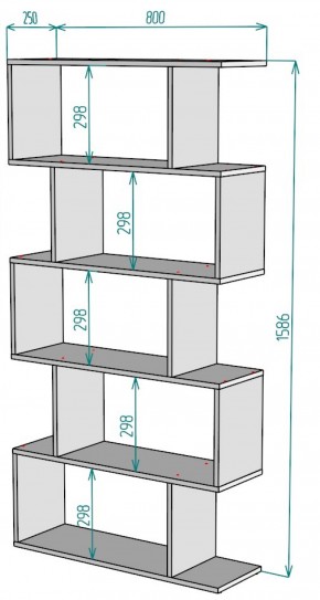 Стеллаж S51 (ДМ) в Ирбите - irbit.mebel-e96.ru