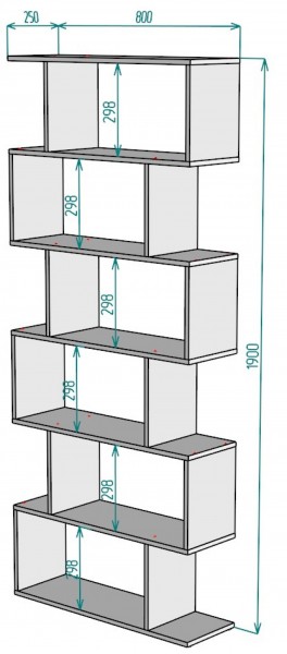 Стеллаж S56 (ДМ) в Ирбите - irbit.mebel-e96.ru