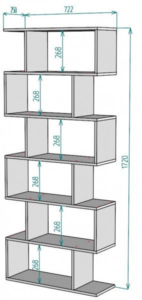 Стеллаж S57 (ДСС) в Ирбите - irbit.mebel-e96.ru