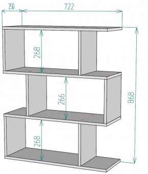 Стеллаж S60 (ДВ) в Ирбите - irbit.mebel-e96.ru