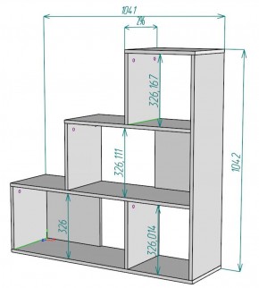 Стеллаж S64 (Белый) в Ирбите - irbit.mebel-e96.ru