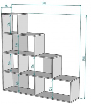 Стеллаж S65 (Белый) в Ирбите - irbit.mebel-e96.ru