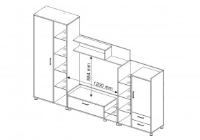 Стенка Талин (Гор) в Ирбите - irbit.mebel-e96.ru