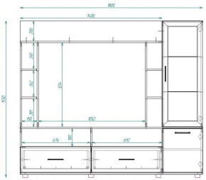 Стенка ТВА Сатурн в Ирбите - irbit.mebel-e96.ru