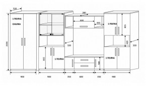 Стенка Вега 4 в Ирбите - irbit.mebel-e96.ru