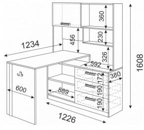 Стол компьютерный Волкер М7 (Риннер) в Ирбите - irbit.mebel-e96.ru