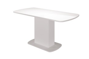 Стол обеденный Соренто 2 раздвижной (Белый) в Ирбите - irbit.mebel-e96.ru