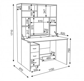 Стол-трансформер Для отличника (Риннер) в Ирбите - irbit.mebel-e96.ru