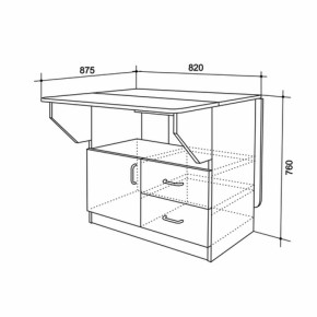 Стол-тумба (Мебельсон) в Ирбите - irbit.mebel-e96.ru