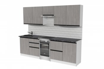 Кухонный гарнитур Сюита мега 2500 мм (Герда) в Ирбите - irbit.mebel-e96.ru