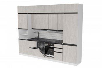 Кухонный гарнитур Сюита люкс 3000 мм (Герда) в Ирбите - irbit.mebel-e96.ru