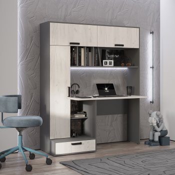 Стол компьютерный Техно графит/крафт  (БТС) в Ирбите - irbit.mebel-e96.ru