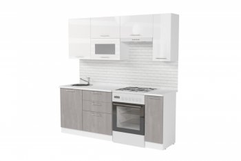 Кухонный гарнитур Терция ультра 2000 мм (Герда) в Ирбите - irbit.mebel-e96.ru