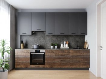 Кухонный гарнитур высокий Трансильвания 3000 мм (Санвут) в Ирбите - irbit.mebel-e96.ru