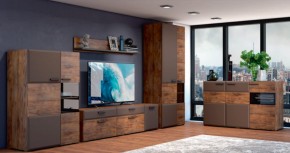 Тумба 3 двери 1500 РИО Смоки Soft touch/Таксус (БМ) в Ирбите - irbit.mebel-e96.ru