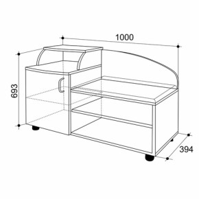 Тумба для прихожей Хит (Мебельсон) в Ирбите - irbit.mebel-e96.ru