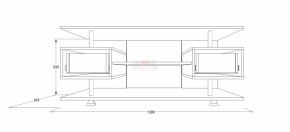 Тумба для теле-радио аппаратуры Фант 9 в Ирбите - irbit.mebel-e96.ru